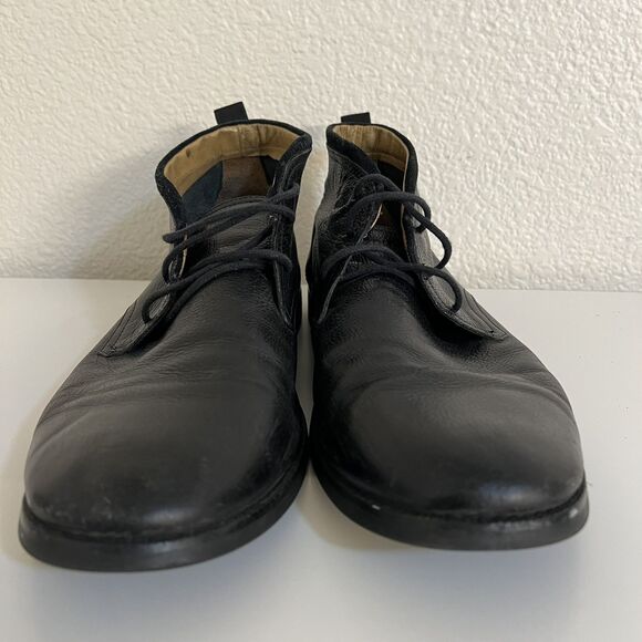 Cole Haan Mens Chukka Boots Size 12 M Black Leather - Picture 3 of 9